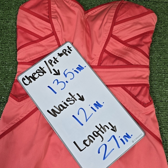 MINUET | MESH DETAILED BOMBSHELL BUSTIER MINI DRESS - Picture 16 of 16